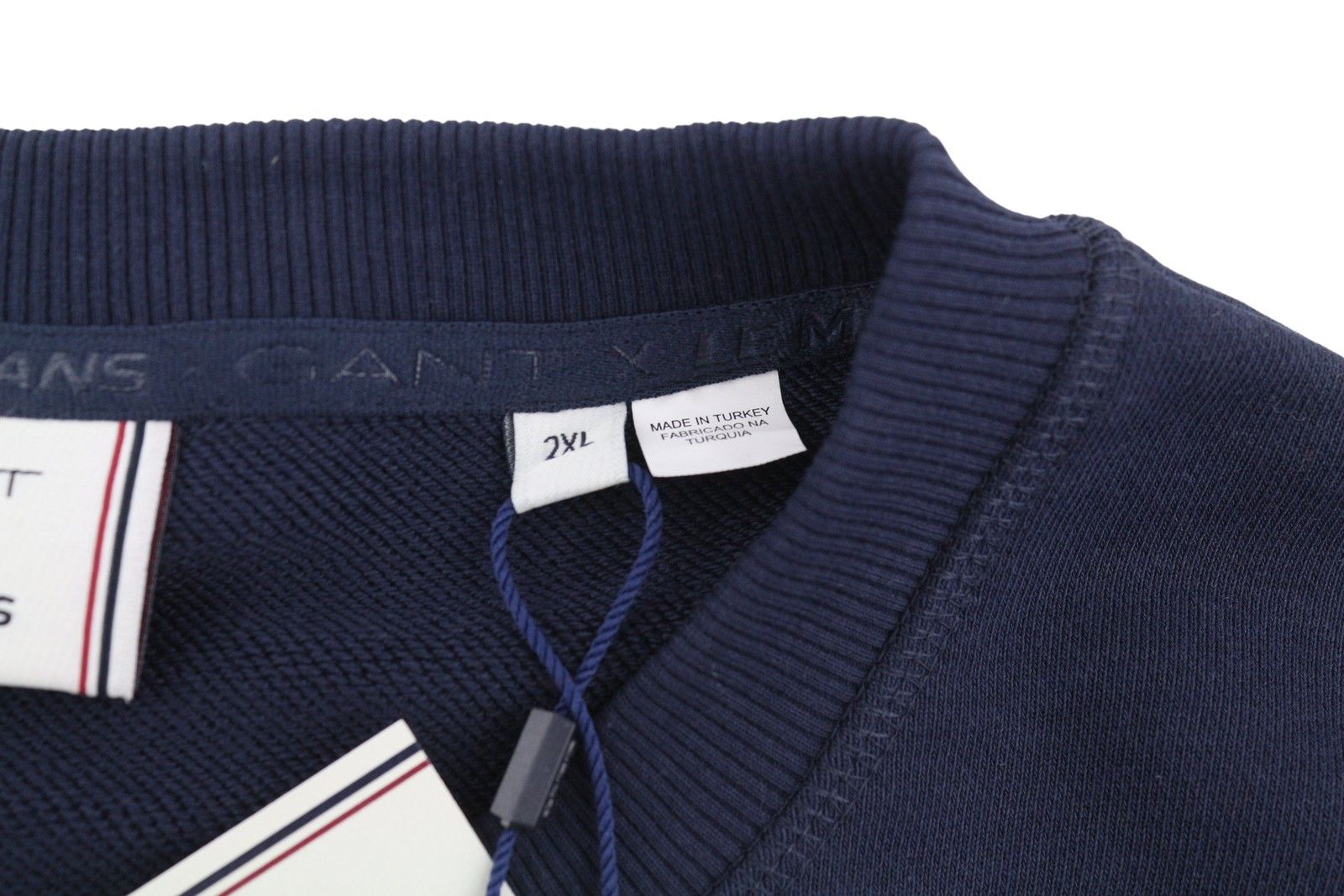 Gant C-NECK 2XL Evening Blue Logo Sweatshirt 87321 Size US XXL / EU 58 / 5 - 6 Thumbnail