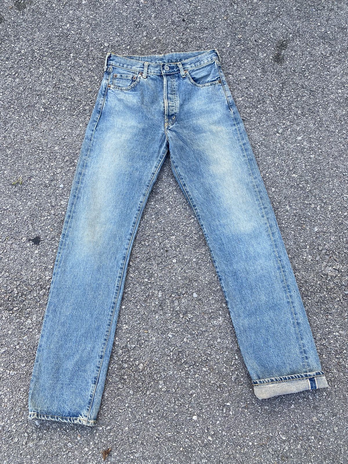 image of Levis x Levis Vintage Clothing Size 30X36 Vintage Levi's 503B Redline Big E Denime in Blue, Men's