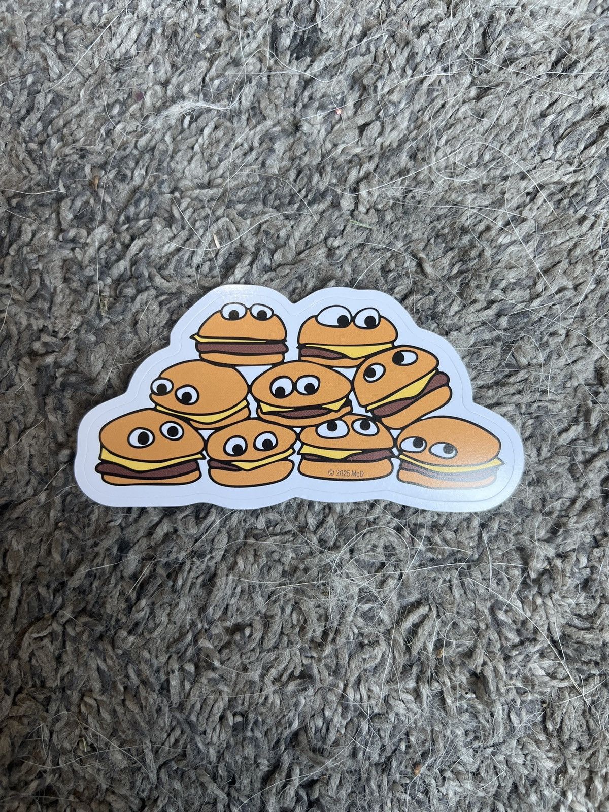 Hypebeast 2025 McDonald’s Cheeseburgers Sticker Size ONE SIZE - 1 Thumbnail