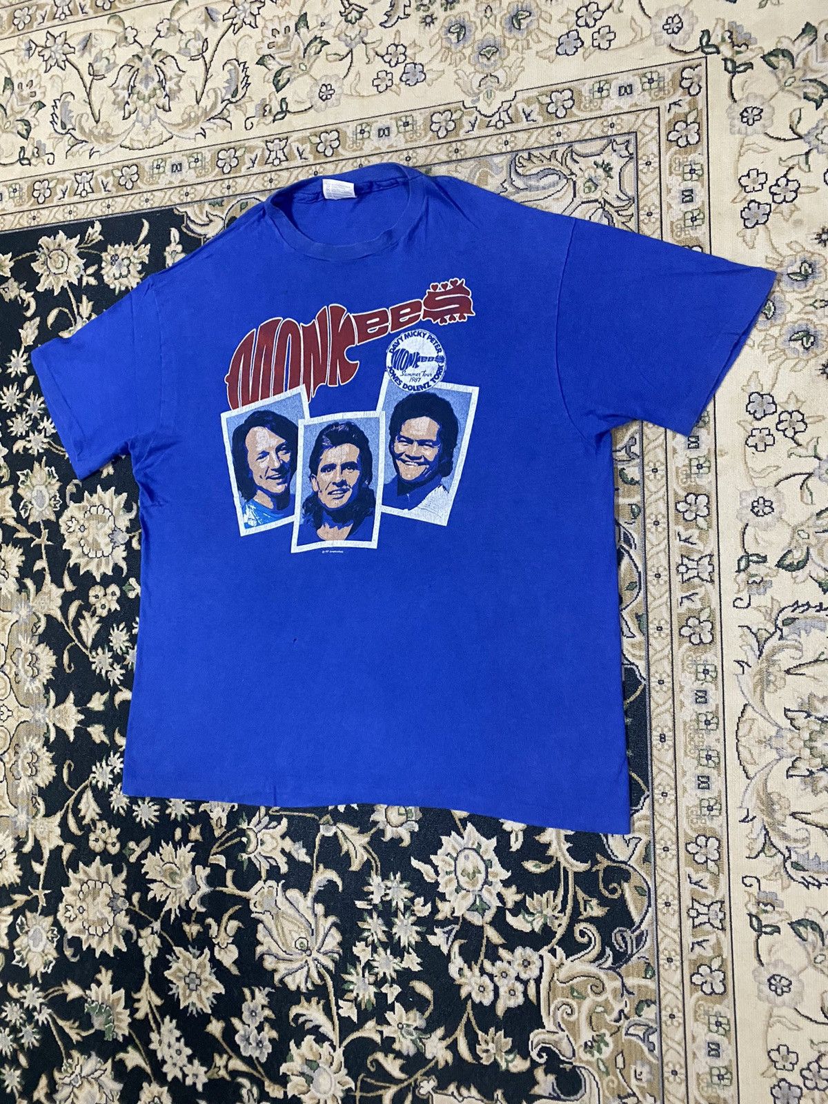 Band Tees Vintage 1987 Monkees Band Tee Size US XL / EU 56 / 4 - 2 Thumbnail