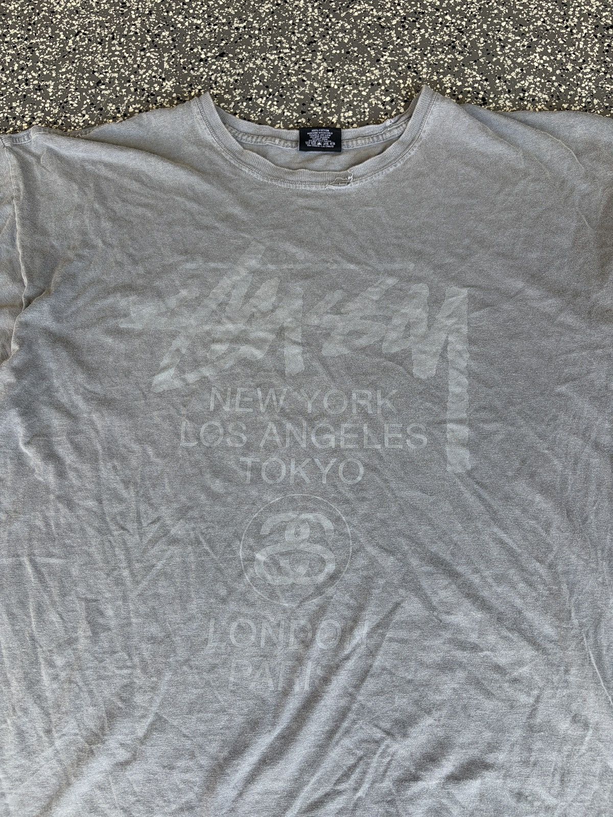 Stussy Vintage Y2k Stussy World Tour T-Shirt 00’s Size US XL / EU 56 / 4 - 5 Thumbnail