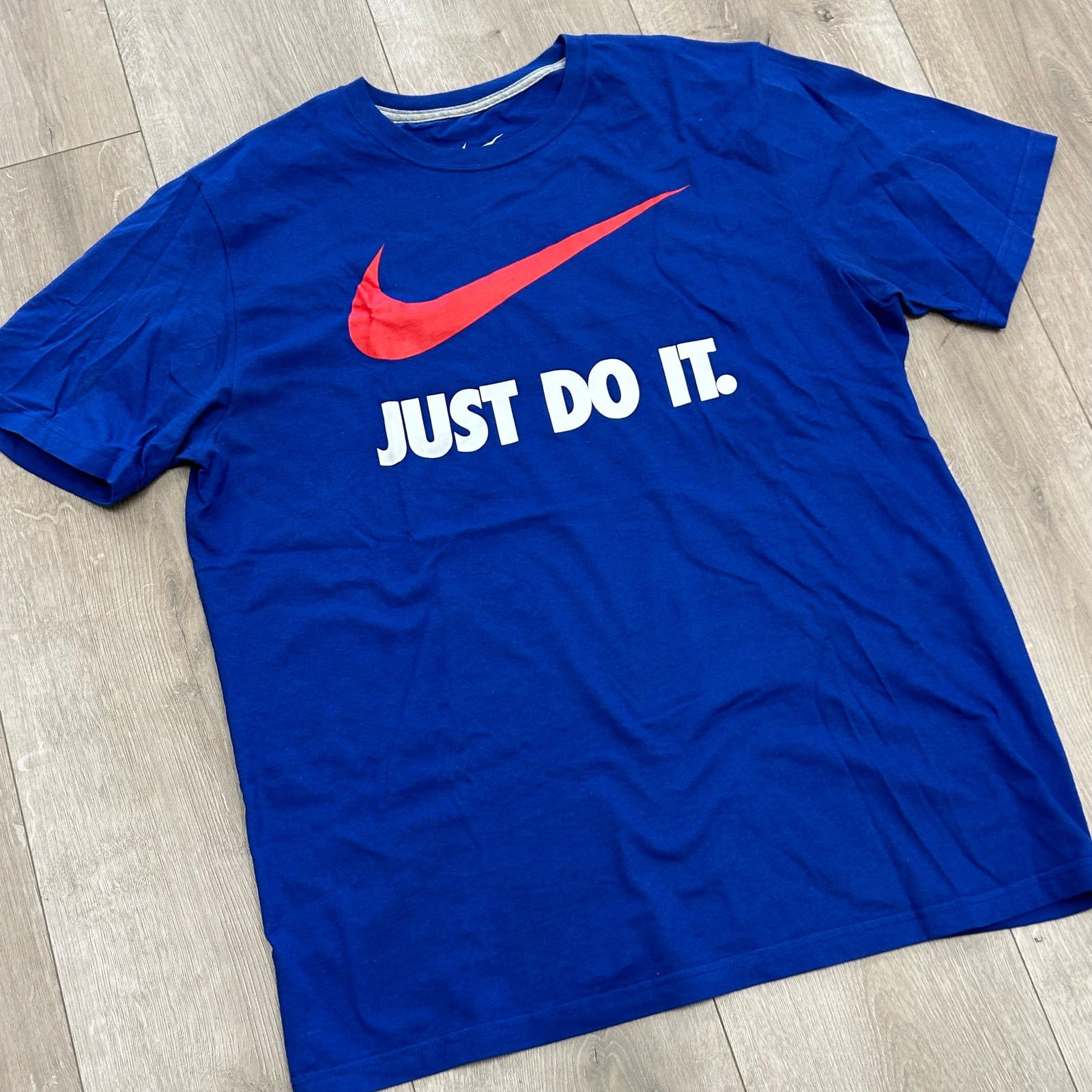 Nike Nike Just Do It Swoosh Logo Blue Tee T Shirt Size Large Size US L / EU 52-54 / 3 - 2 Thumbnail