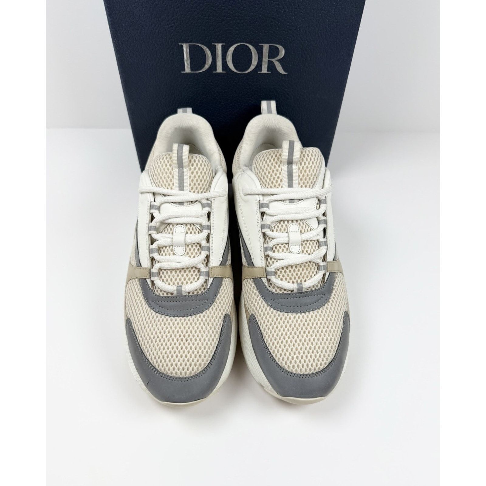Dior Size 46EU/13US- Dior B22 Cream Beige White Trainers Size US 13 / EU 46 - 3 Thumbnail