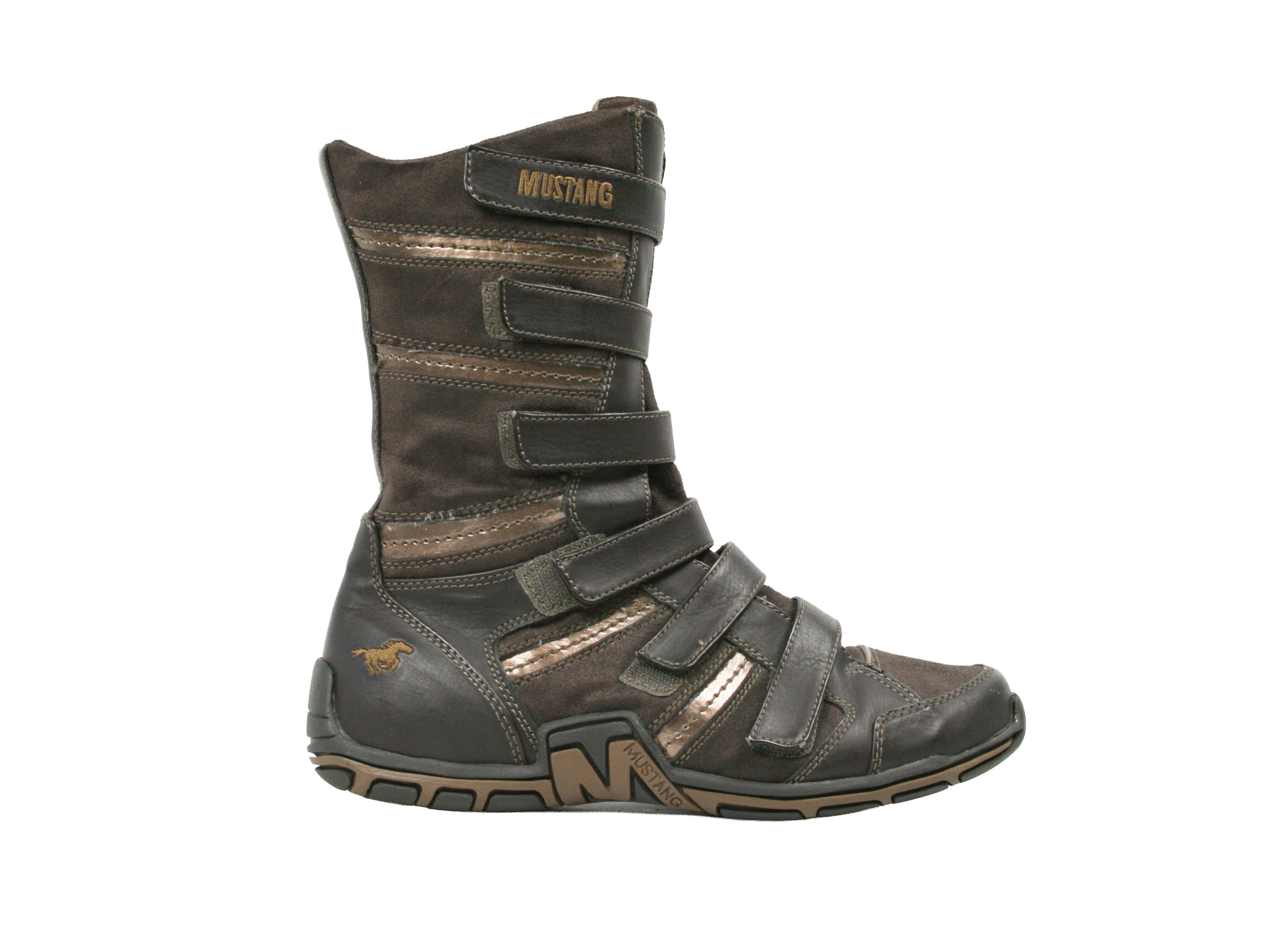 Mustang 00S Multistraps Y2K Biker Boots Vintage Size US 10 / IT 40 - 2 Thumbnail