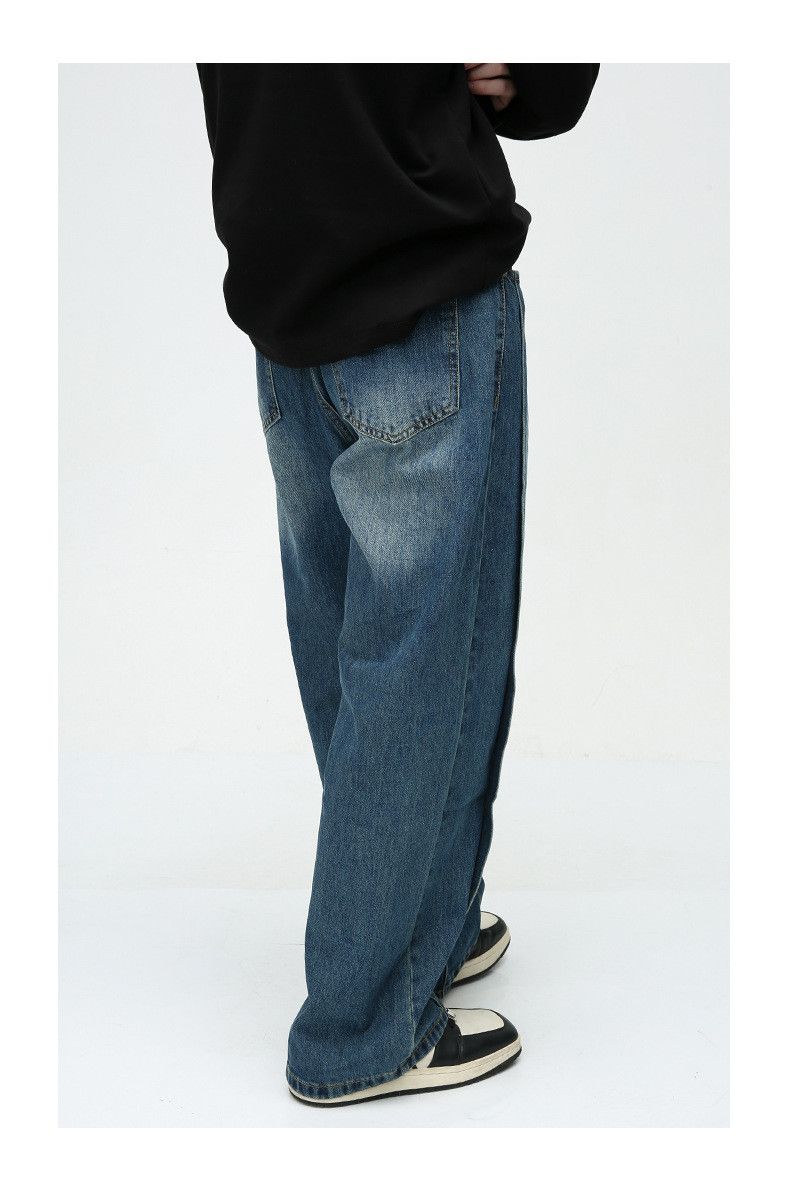 Japanese Brand American high street patchwork straight leg jeans Size US 32 / EU 48 - 4 Thumbnail