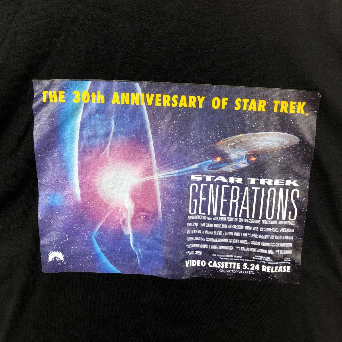 Other Vintage 1994 STAR TREK GENERATIONS Movie Poster Tee Shirt Size US L / EU 52-54 / 3 - 3 Thumbnail