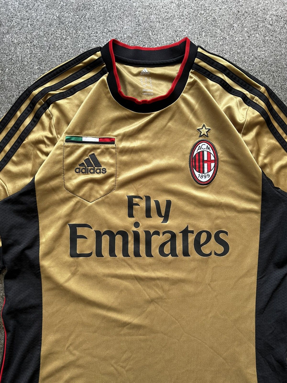Adidas × Vintage AC Milan Soccer Jersey Size US M / EU 48-50 / 2 - 2 Thumbnail
