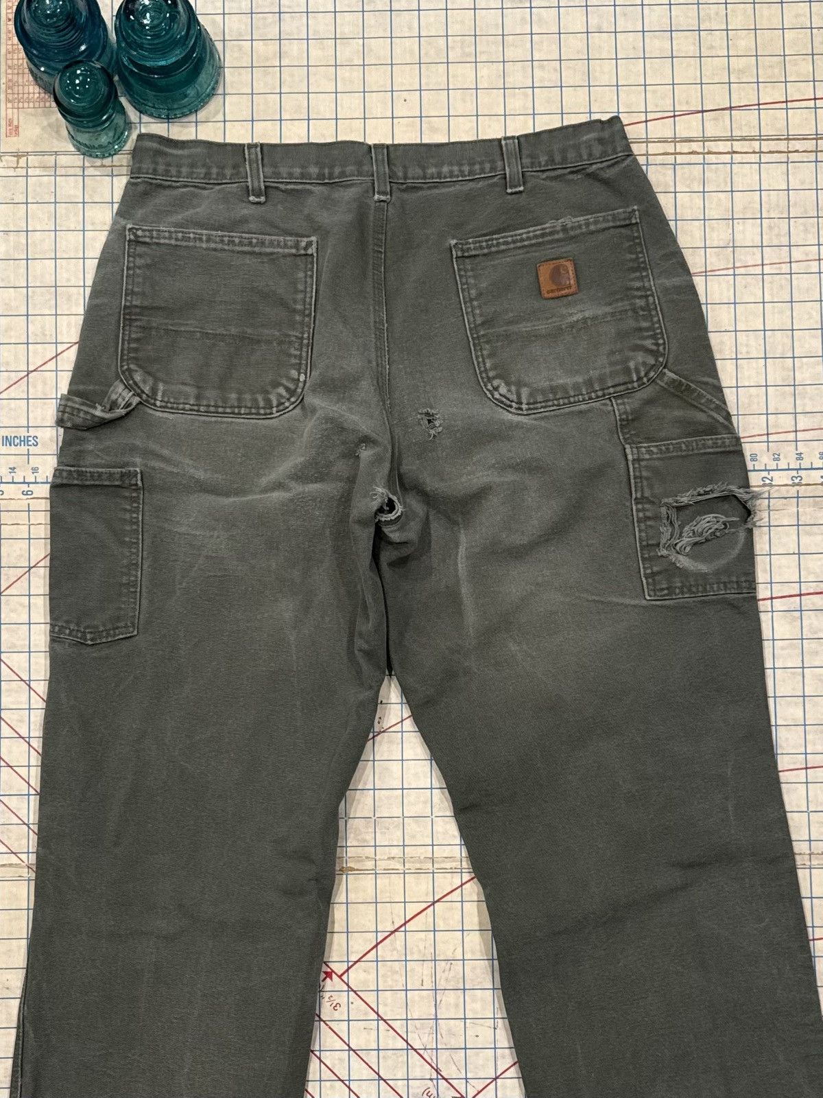 Carhartt Carhartt B11-Mos Loose Original Fit Pants With Great Fade 36 Size US 36 / EU 52 - 11 Thumbnail
