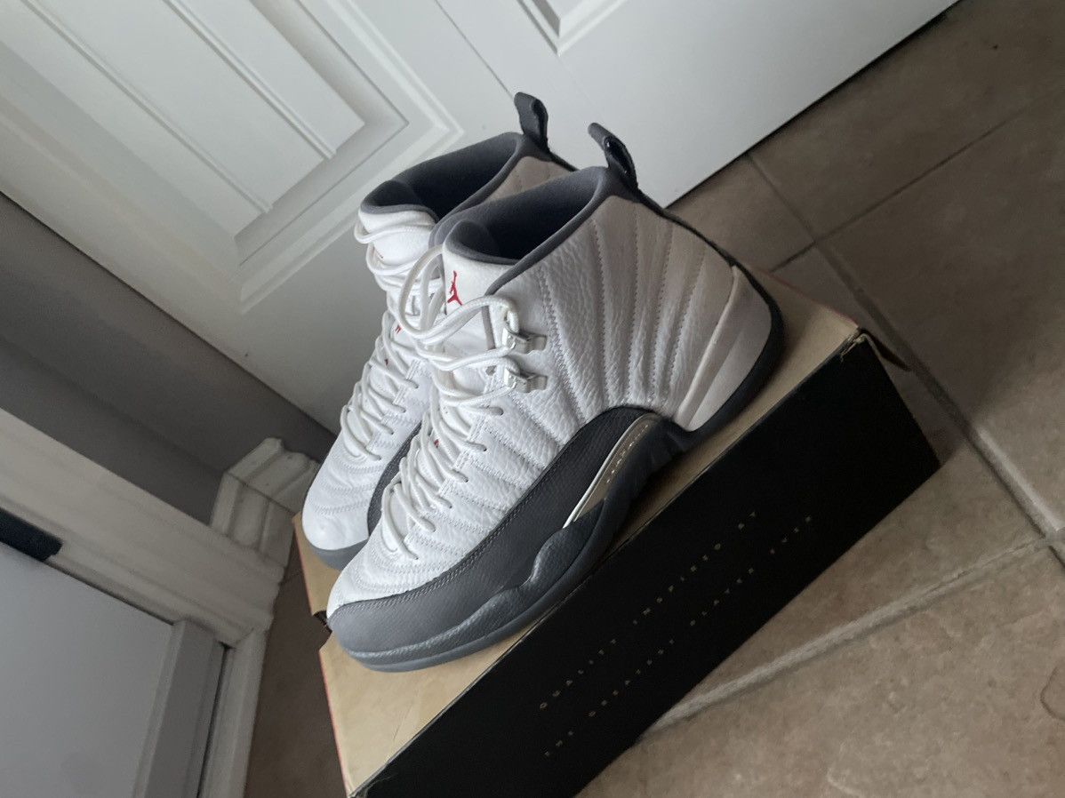 Jordan Brand Air Jordan 12 Retro BG Dark Grey Size US 10.5 / EU 43-44 - 6 Thumbnail