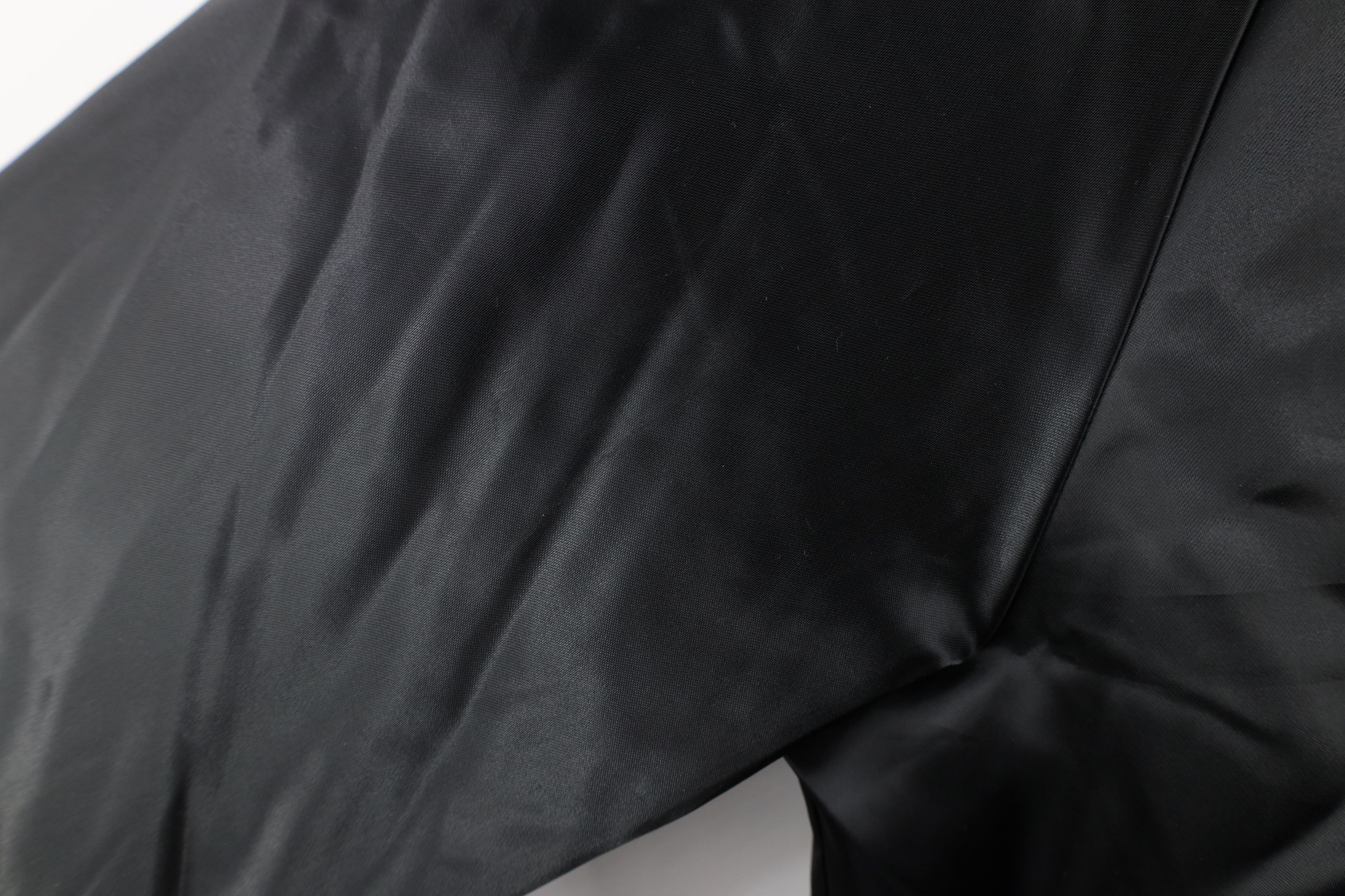Vintage Vintage 80s 90s Stanley Tools Satin Bomber Jacket Black USA Size US L / EU 52-54 / 3 - 9 Thumbnail