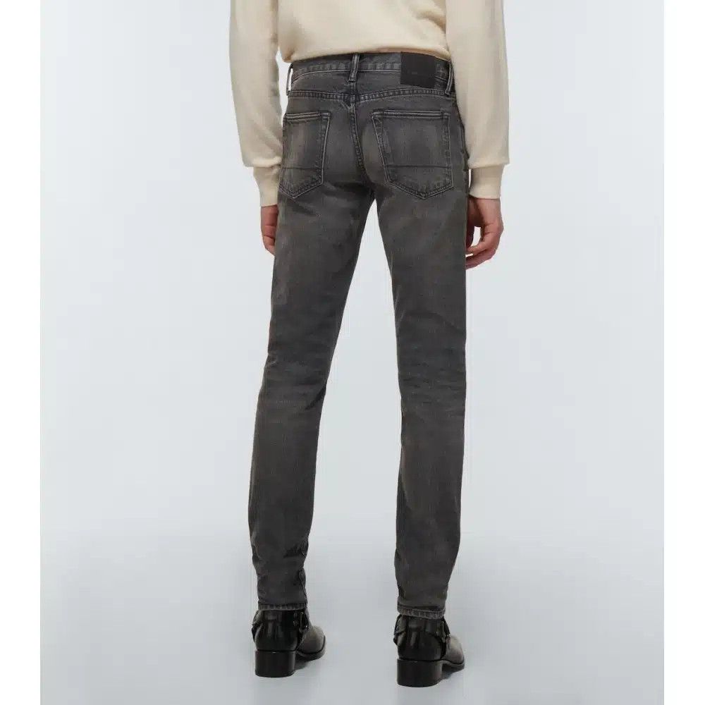 Tom Ford o1loc1c1225 DPS001 Slim Fit Denim Pant in Dark Grey Size US 30 / EU 46 - 3 Thumbnail
