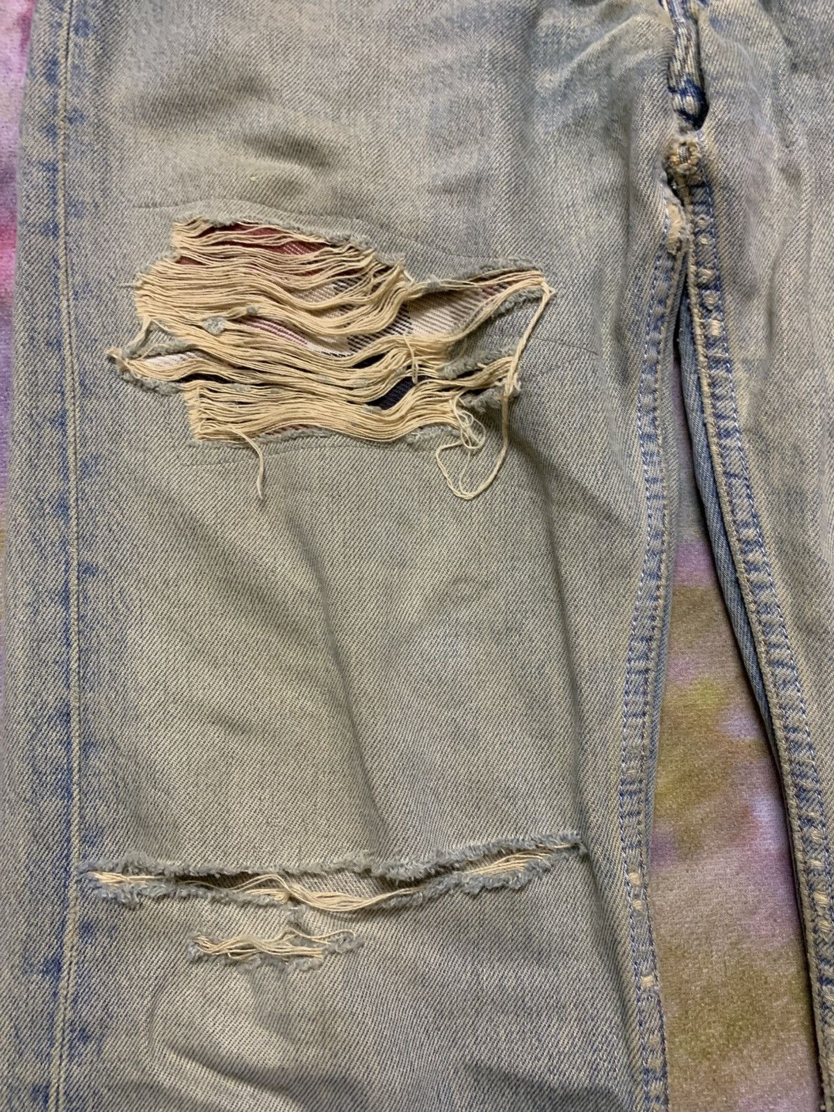Levi's Vintage Clothing Vintage Levi’s 501 XX Mud Washed Distress Denim Grunge Size US 30 / EU 46 - 6 Thumbnail