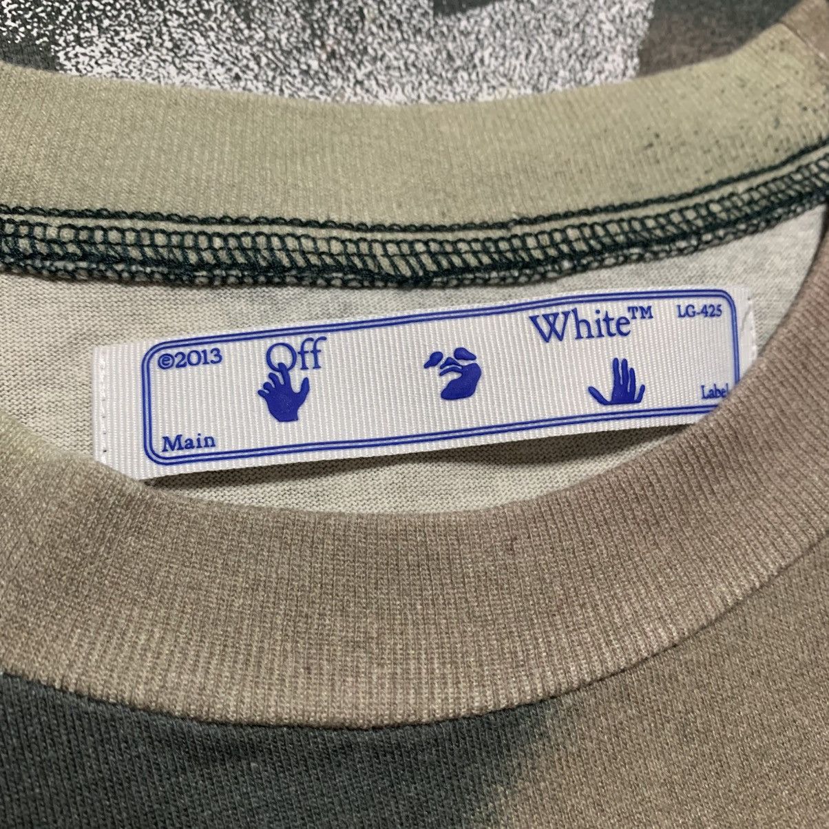 Off-White Off White XXS Stencil Arrows Camo Tee Virgil Abloh Size US XXS / EU 40 - 5 Thumbnail