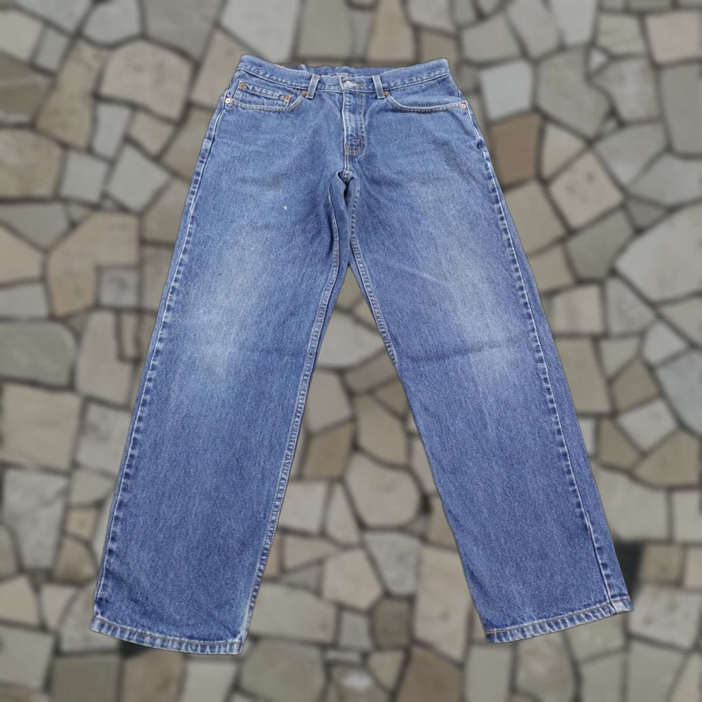 Levi's VINTAGE Levi's 550 Jeans - Men’s Denim Tapered Relaxed 33x30 Blue USA 1990s Size US 33 - 1 Thumbnail