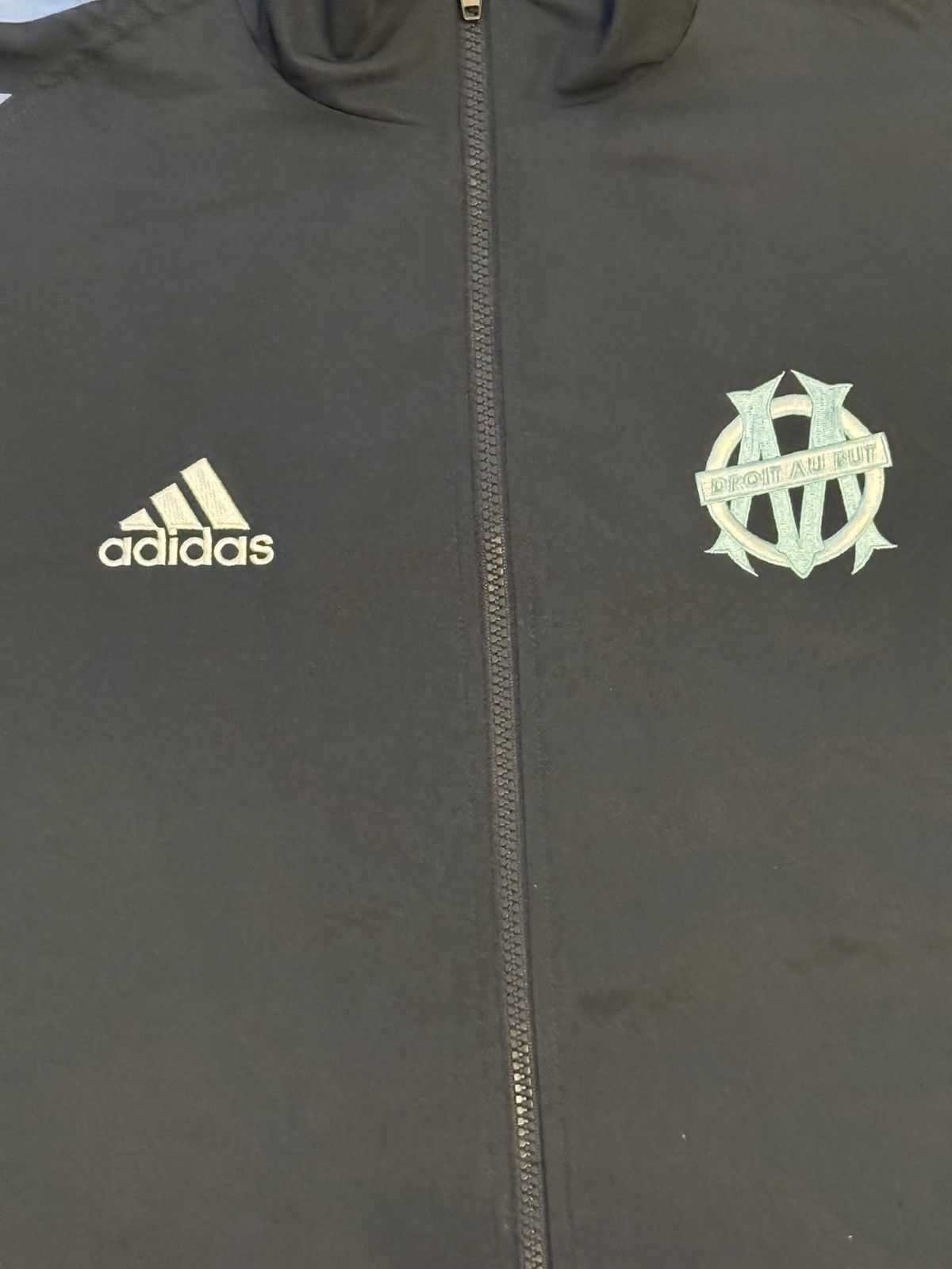 Adidas Marseille 2001/02 Track Jacket Size M Size US M / EU 48-50 / 2 - 3 Thumbnail