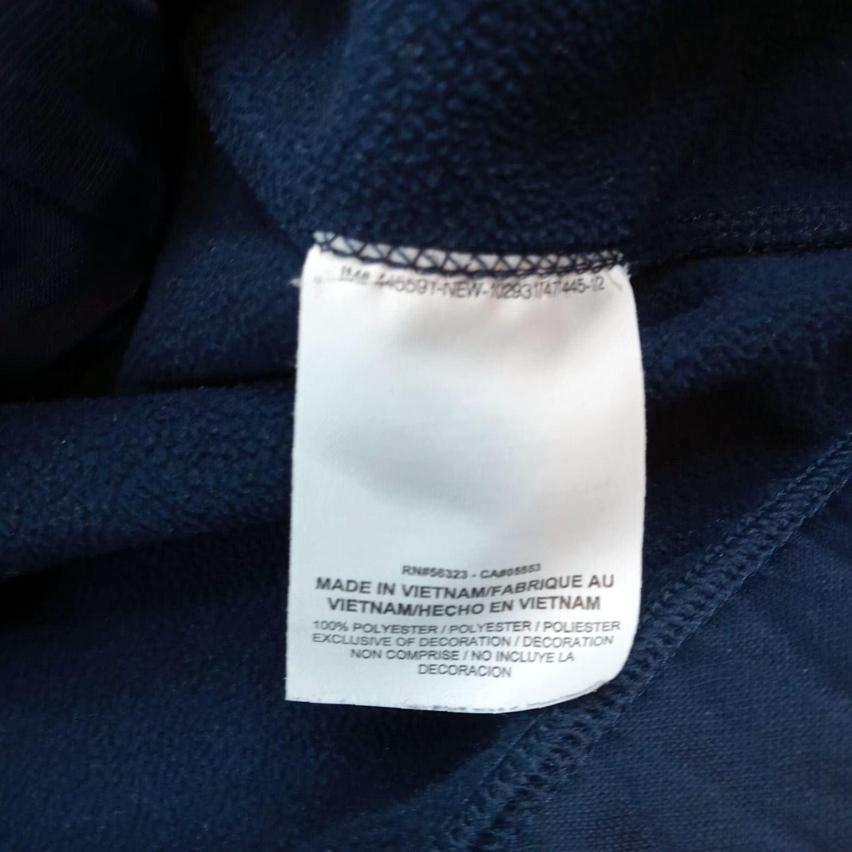 Nike Nike Sweatshirt Mens Large Blue Therma- Fit Long Sleeve Mock Neck Full Zip Size US L / EU 52-54 / 3 - 6 Thumbnail