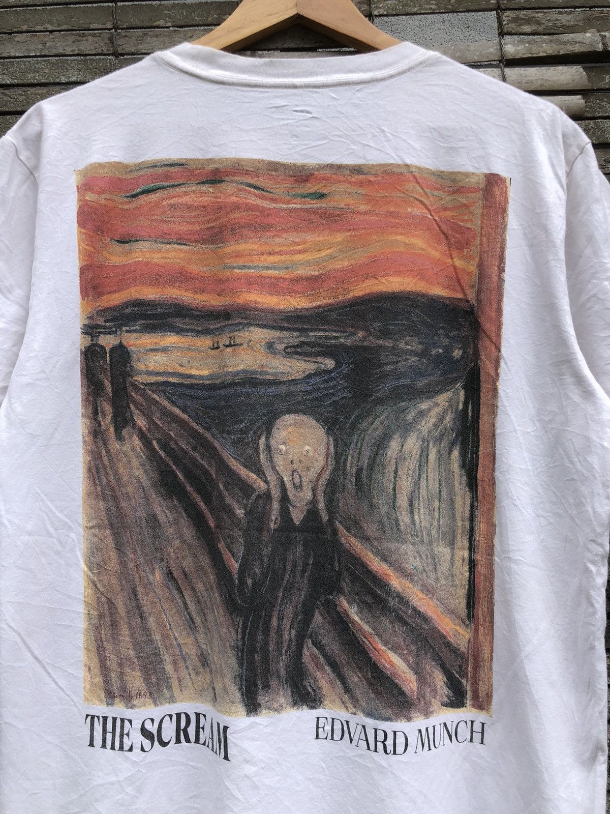 Japanese Brand Hollister X The Scream Painting by Edvard Munch Tee Size US L / EU 52-54 / 3 - 4 Thumbnail