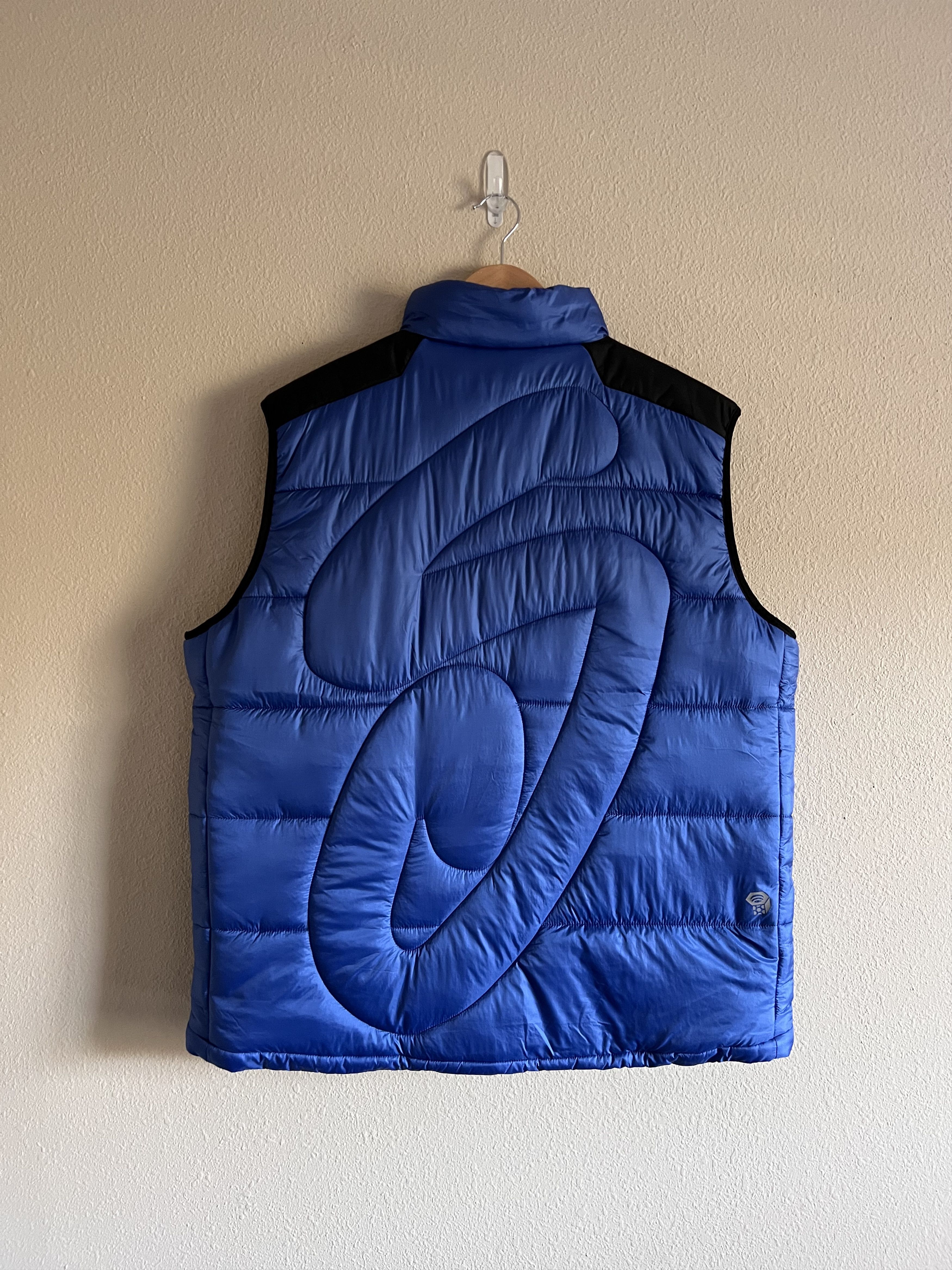 image of Mountain Hardwear Primaloft Puffer Vest Radiant Blue, Men's (Size XL)