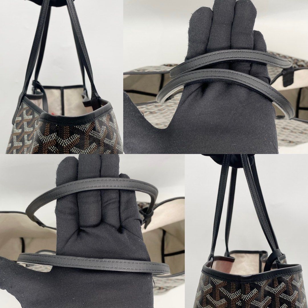 Goyard Noir Saint Louis GM Tote Bag