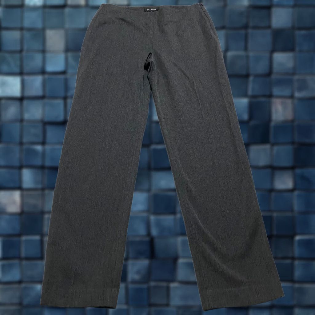 Talbots Talbots Womens Pants sz 6 Gray Straight Office Business High Rise Dress Pants Size 28" / US 6 / IT 42 - 1 Thumbnail