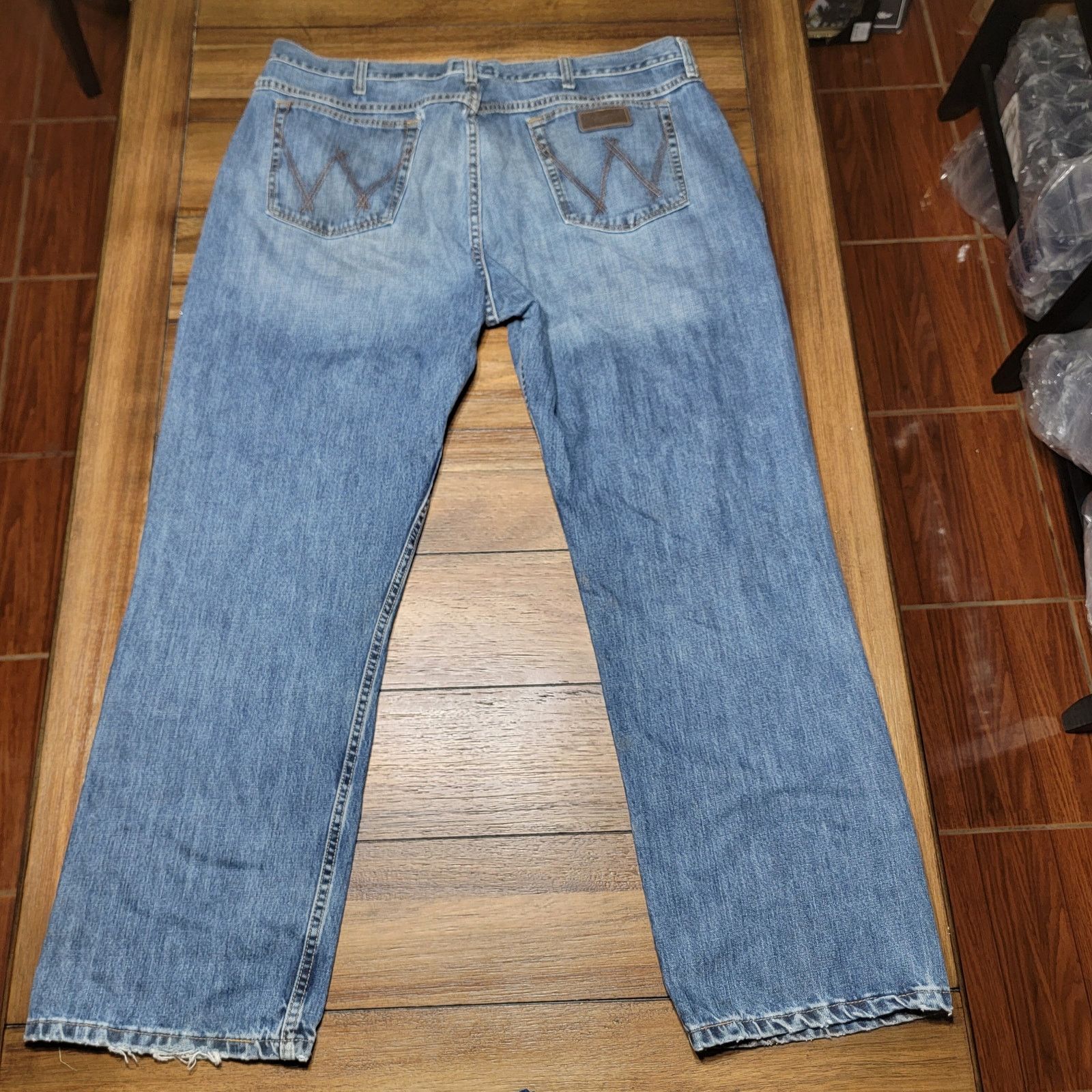 Wrangler Wrangler 20X Straight Denim Jeans - Size 42 X 32 Size US 42 / EU 58 - 3 Thumbnail