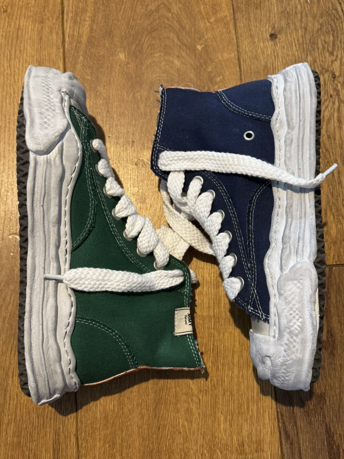Maison MIHARA YASUHIRO MIHARAYASUHIRO MMY HIGH TOP SNEAKERS Size US 8 / EU 41 - 4 Thumbnail