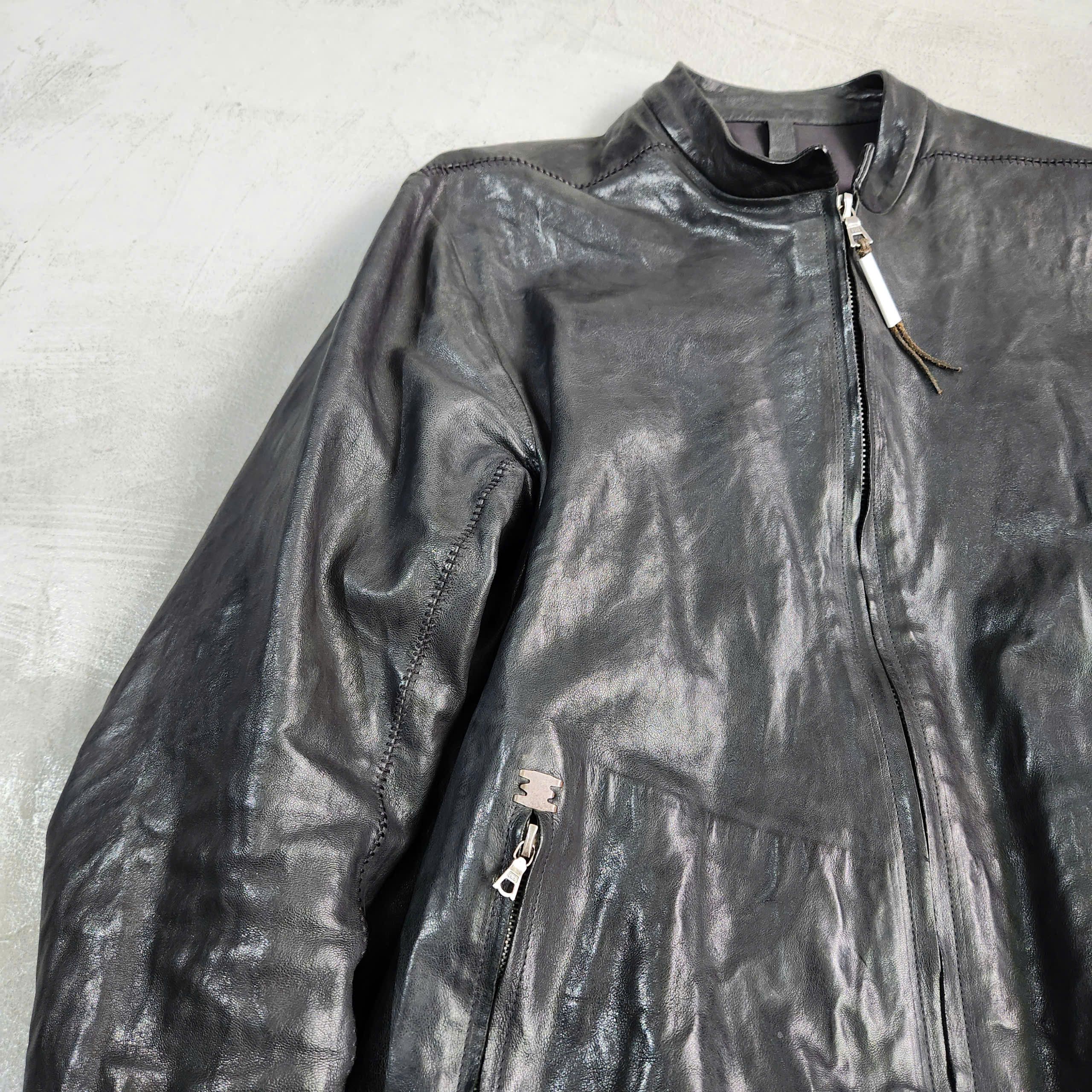 Isaac Sellam Experience Issac Sellam inflatable moto spine lamb leather jacket Size US L / EU 52-54 / 3 - 8 Thumbnail