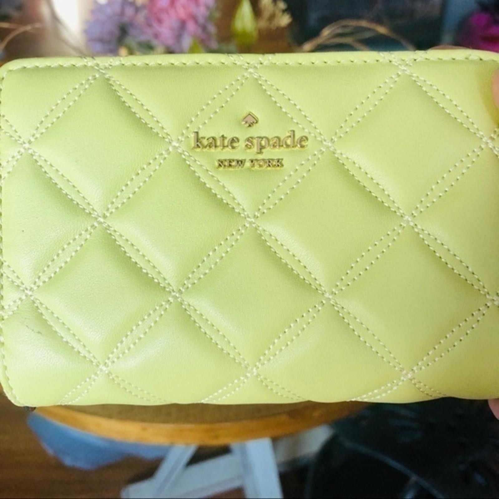 Designer Kate Spade Quilted Retro Wallet NWT Size ONE SIZE - 5 Thumbnail