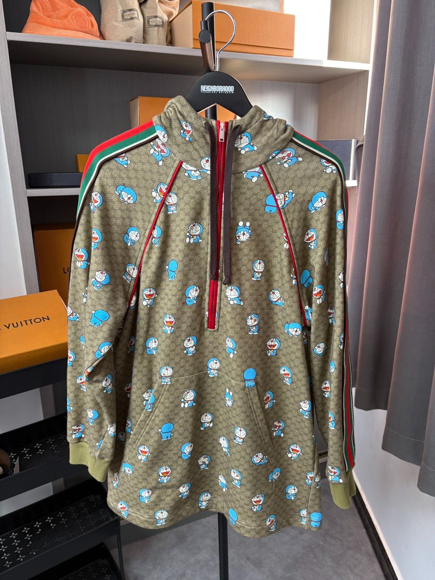 Gucci Gucci Collab Red Hoodie S Men Size US S / EU 44-46 / 1 - 1 Thumbnail
