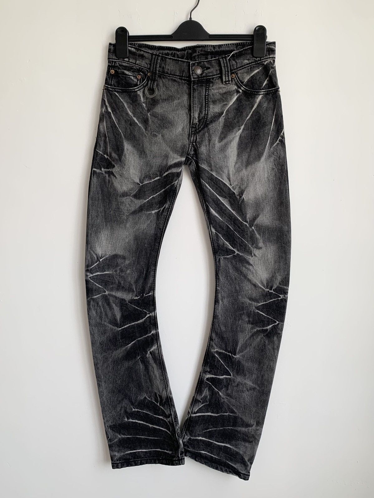 If Six Was Nine 2000s BUFFALO BOBS Curve Leg Boot Cut Jeans Size US 31 - 1 Thumbnail