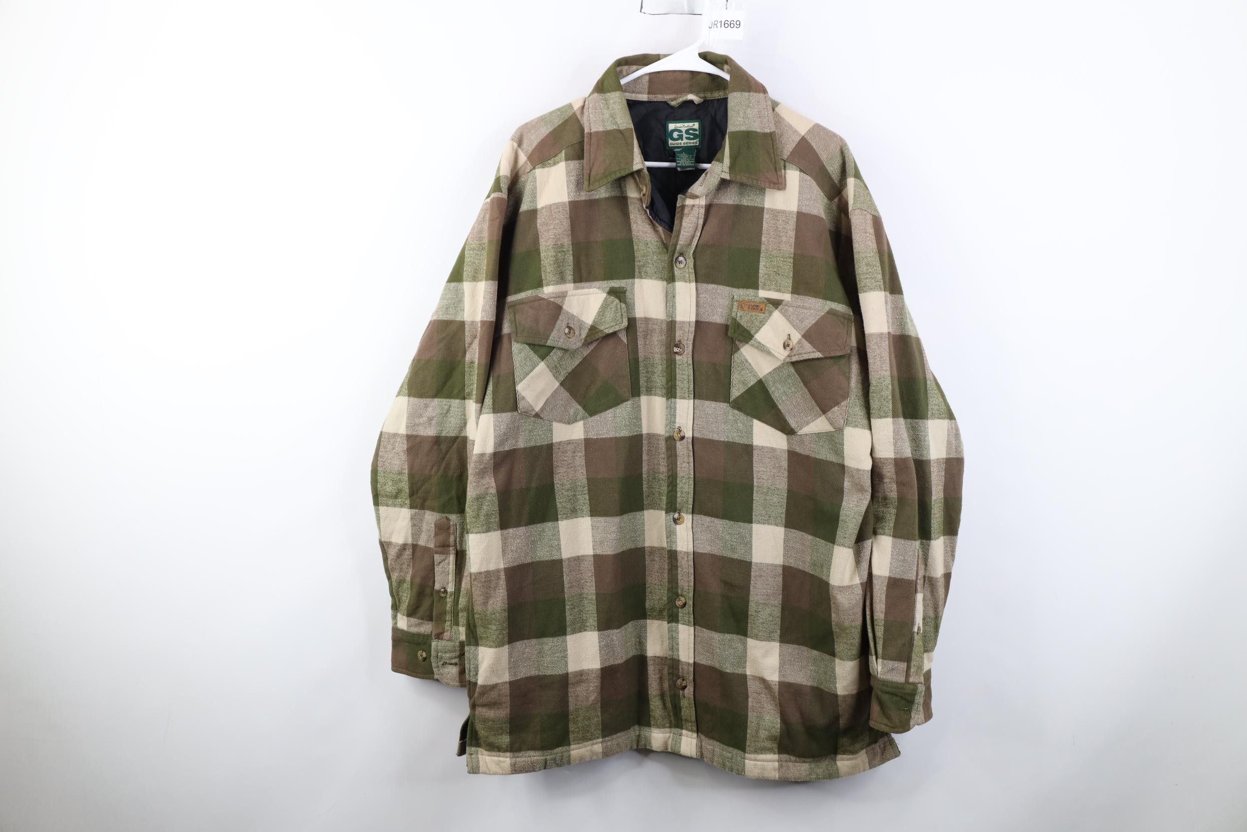 Vintage Vintage 90s Y2K Streetwear Flannel Shirt Jacket Jac Shirt Size US L / EU 52-54 / 3 - 1 Thumbnail