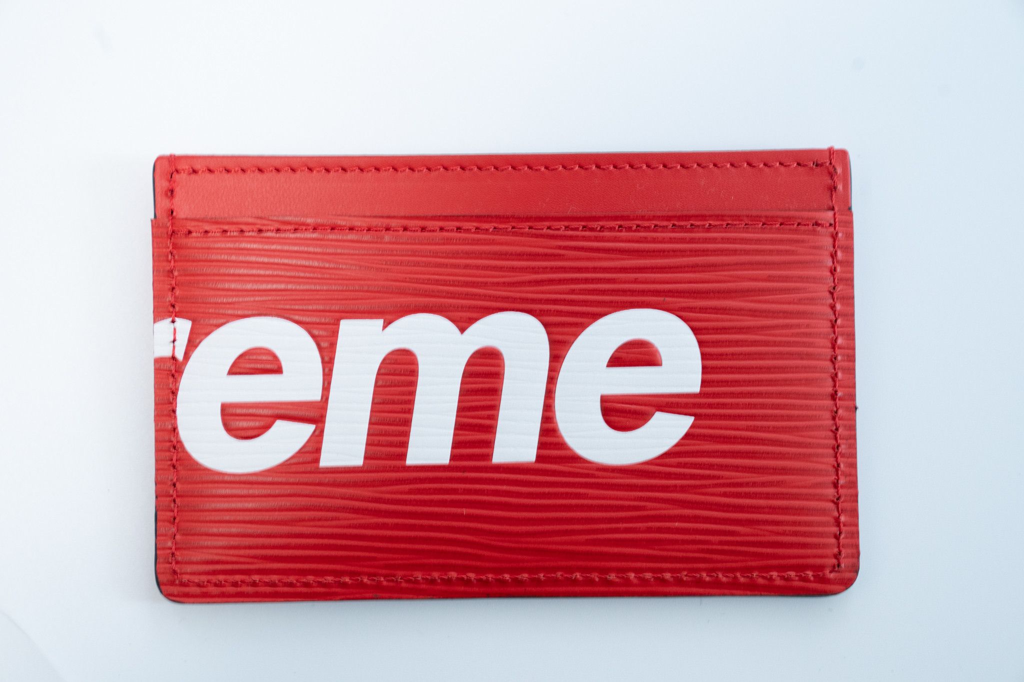 Louis Vuitton × Supreme Louis Vuitton Supreme Card Holder Size ONE SIZE - 4 Thumbnail