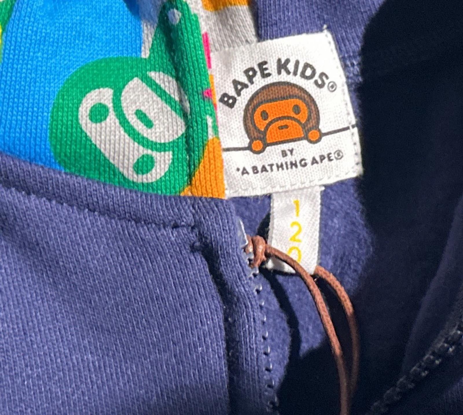 Bape BAPE x Baby Milo Kids Full Zip Shark Hoodie Multi Camo 120cm Size US XXS / EU 40 - 10 Thumbnail