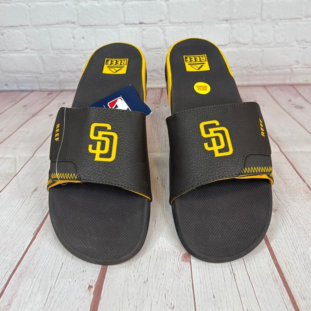 REEF Reef Fanning x MLB San Diego Padres Slides Sandals Mens 13 Size US 13 / EU 46 - 7 Thumbnail
