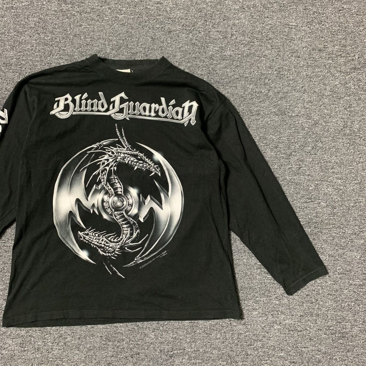 Band Tees × Vintage Vintage Blind Guardian Long Sleeve Size US L / EU 52-54 / 3 - 4 Thumbnail