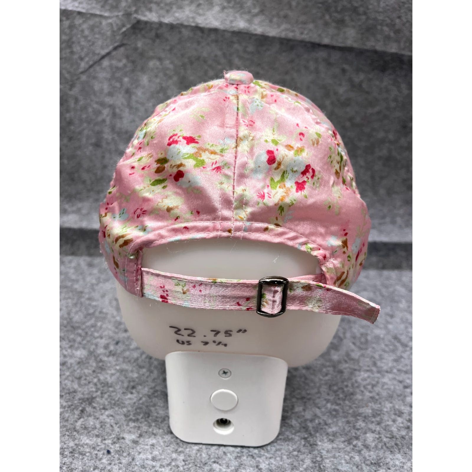 Vintage Lake Shore Drive Baseball Cap Hat Pink Floral One Size Womens Adjustable Strap Back Size ONE SIZE - 6 Thumbnail