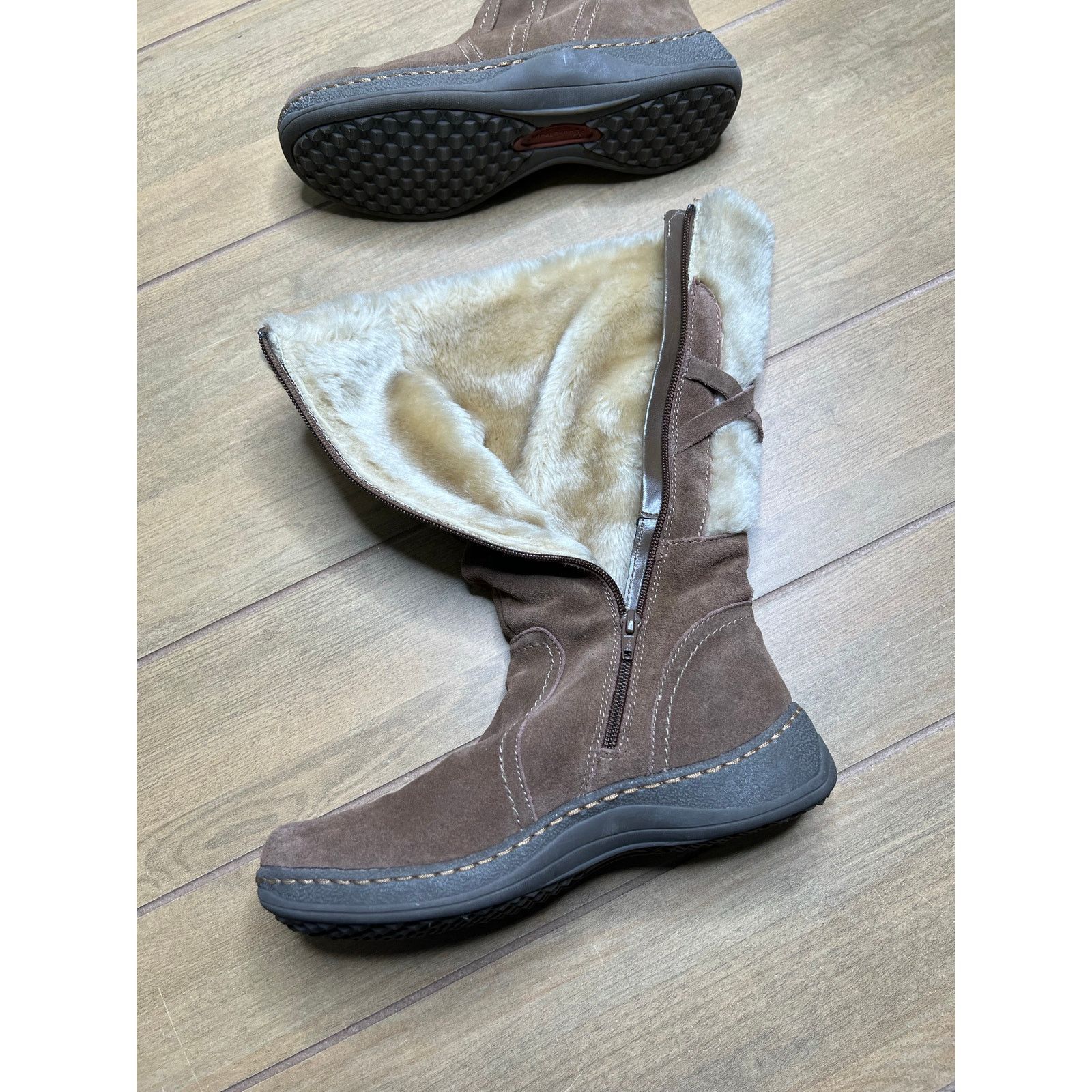 Vintage BareTraps Venture Women’s Brown Faux Fur Lined Boots 9.5 M Size US 9.5 / IT 39.5 - 13 Thumbnail