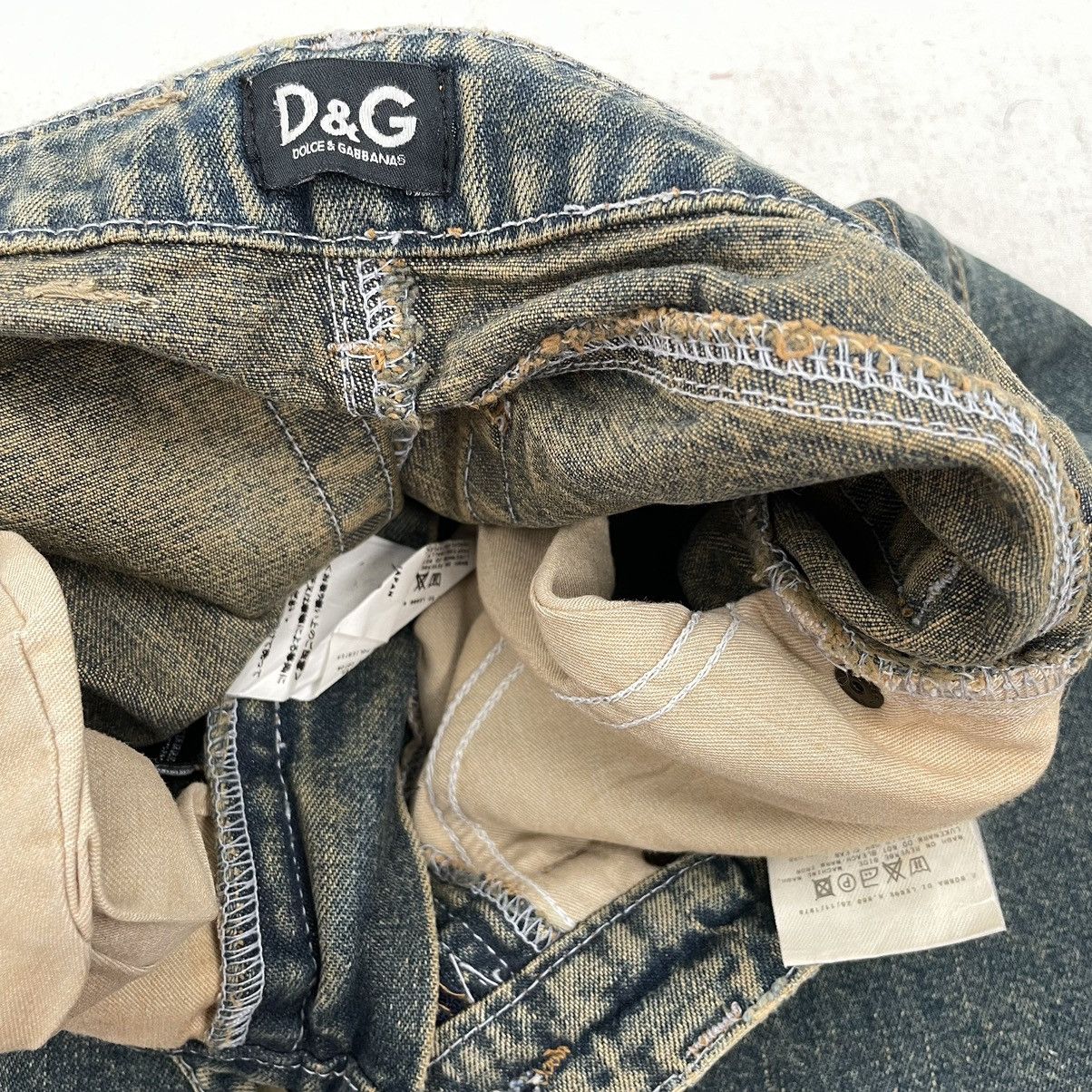 Dolce & Gabbana Dolce & Gabbana Midi Denim Skirt Size 34" / US 12 / IT 48 - 6 Thumbnail