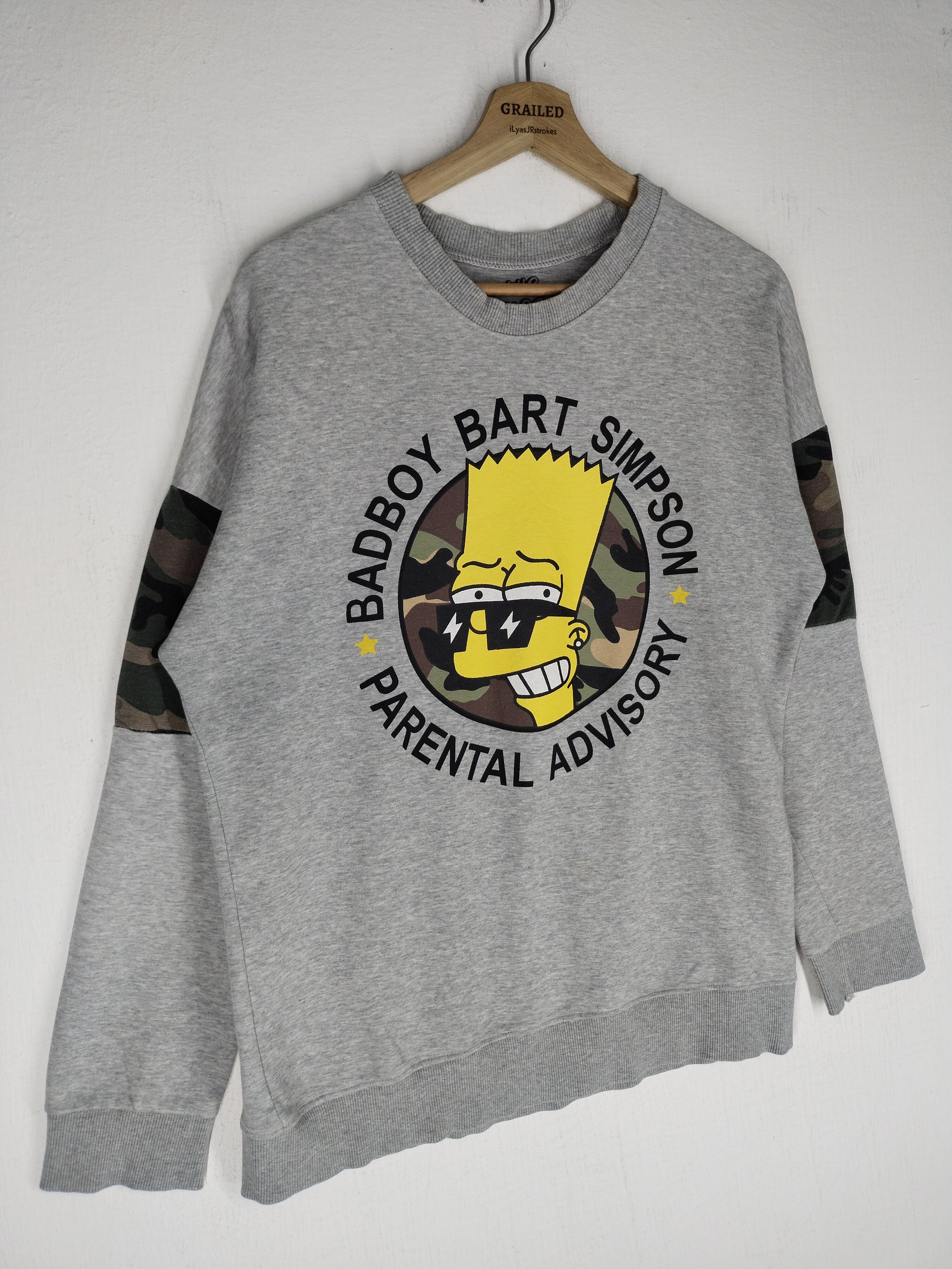 The Simpsons × Vintage Vintage Badboy Bart Simpson Sweatshirt Size US M / EU 48-50 / 2 - 3 Thumbnail