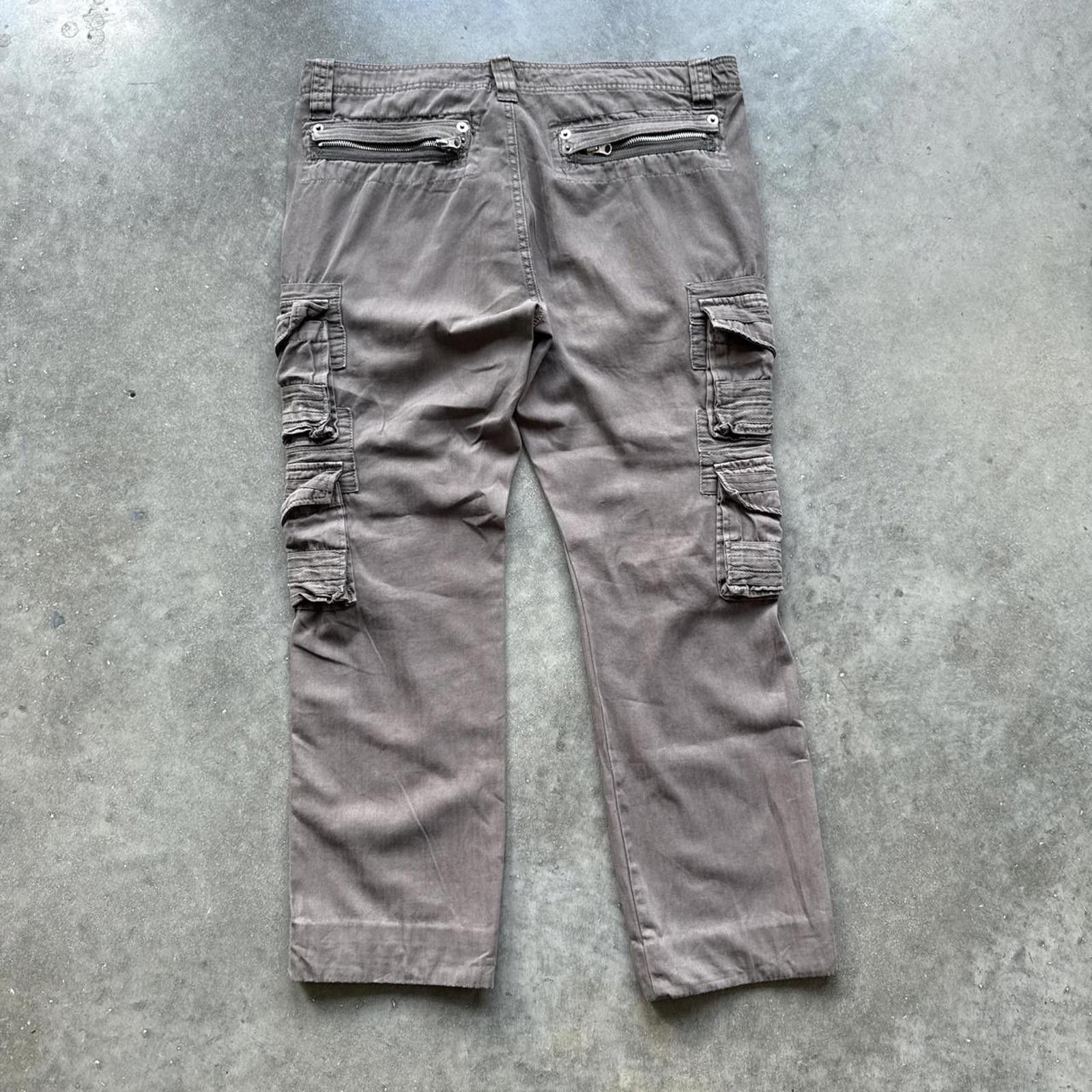 Other Grey cargo Pants With Button Up Fly & Multiple Pockets Size US 34 / EU 50 - 2 Thumbnail