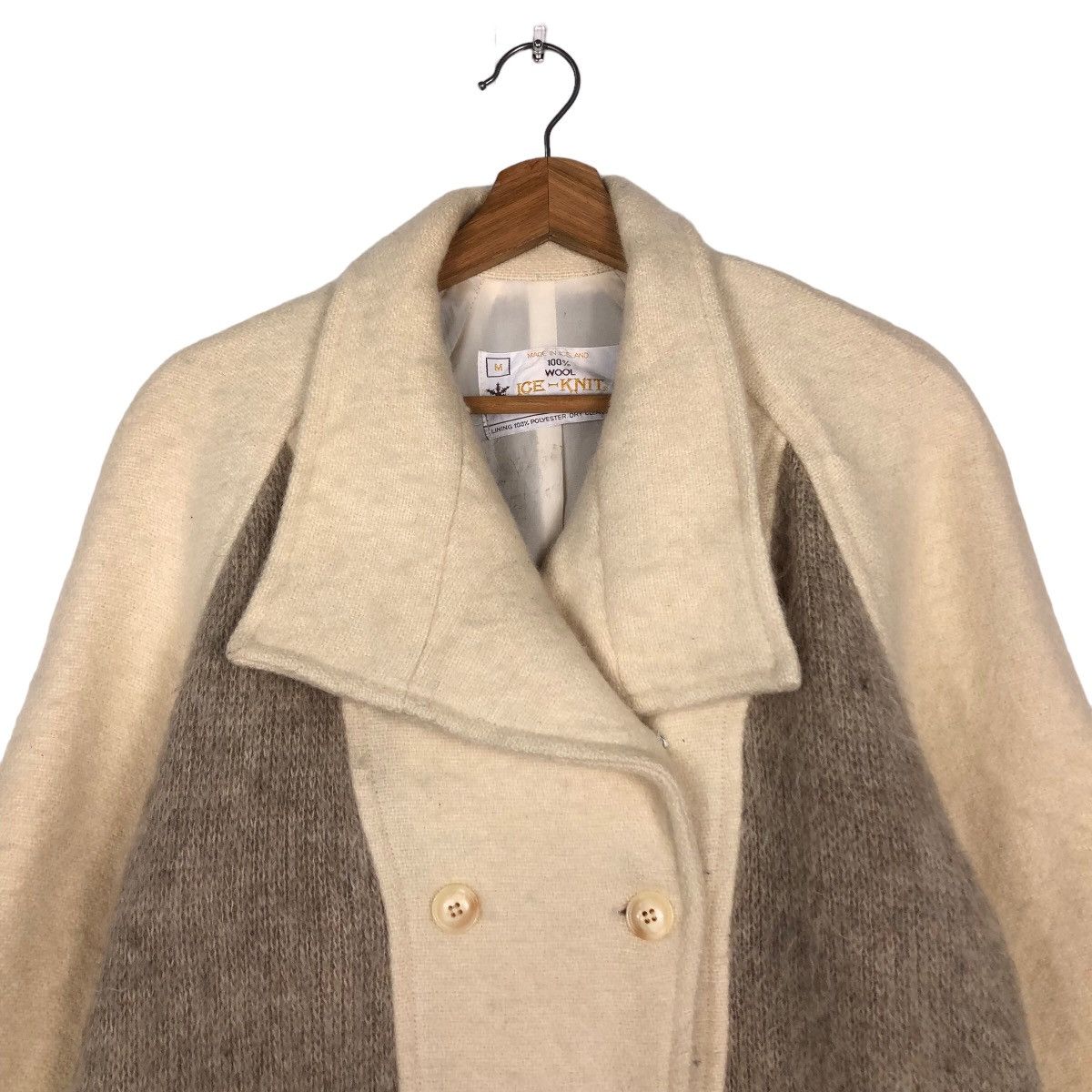 Vintage 🔥Vintage Wool Ice-Knit Made in Iceland Jacket Double Breast Size US M / EU 48-50 / 2 - 3 Thumbnail