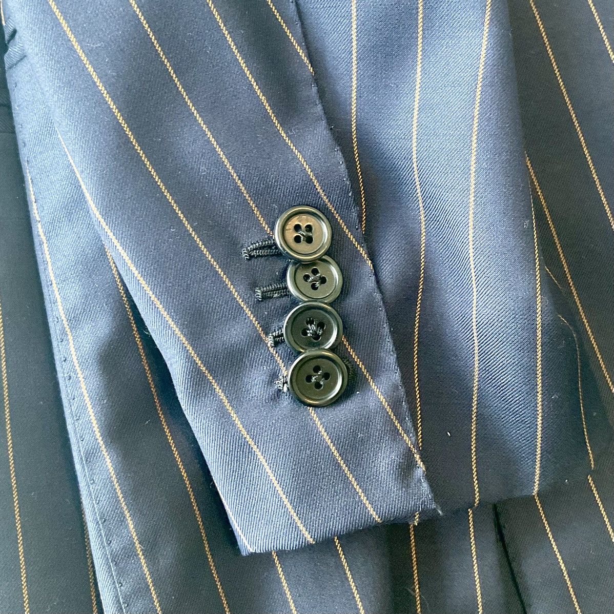 Luigi Borrelli Luigi Borrelli Napoli 100% Wool Suit 36S Nerano Italy Size 36S - 4 Thumbnail