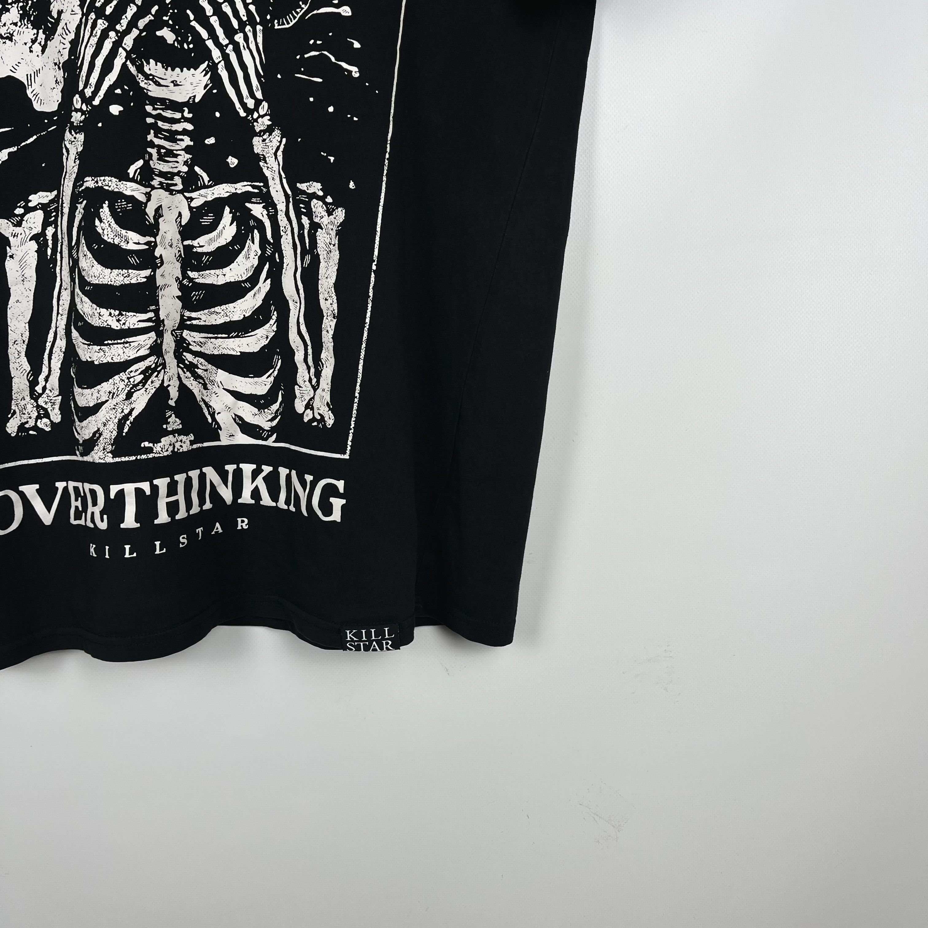 Killstar Killstar Overthinking Big Logo Gothic Art T Shirt Size US L / EU 52-54 / 3 - 3 Thumbnail