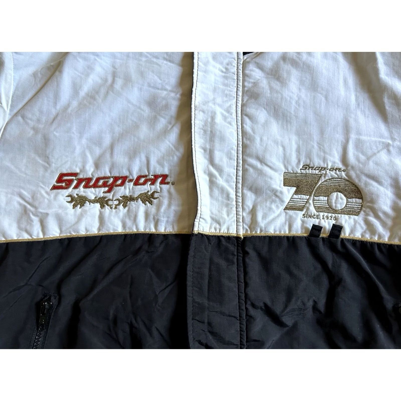 Vintage VINTAGE Snap-On Tools 70th Anniversary Racing Jacket Coat USA XL Mens Size US XL / EU 56 / 4 - 4 Thumbnail