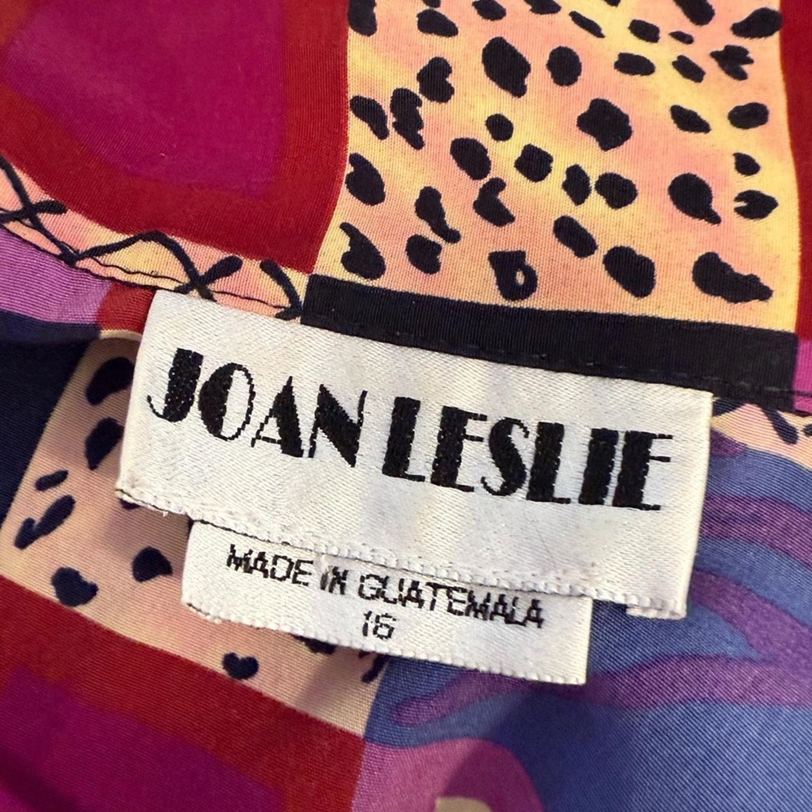 Other Joan Leslie patchwork & leopard print top Plus SZ 16 Size XXL / US 16-18 / IT 52-54 - 6 Thumbnail