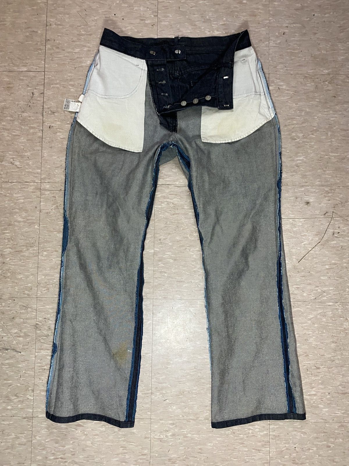 Saint Laurent Paris × Yves Saint Laurent YSL saint laurent denim jeans Size US 30 / EU 46 - 4 Thumbnail