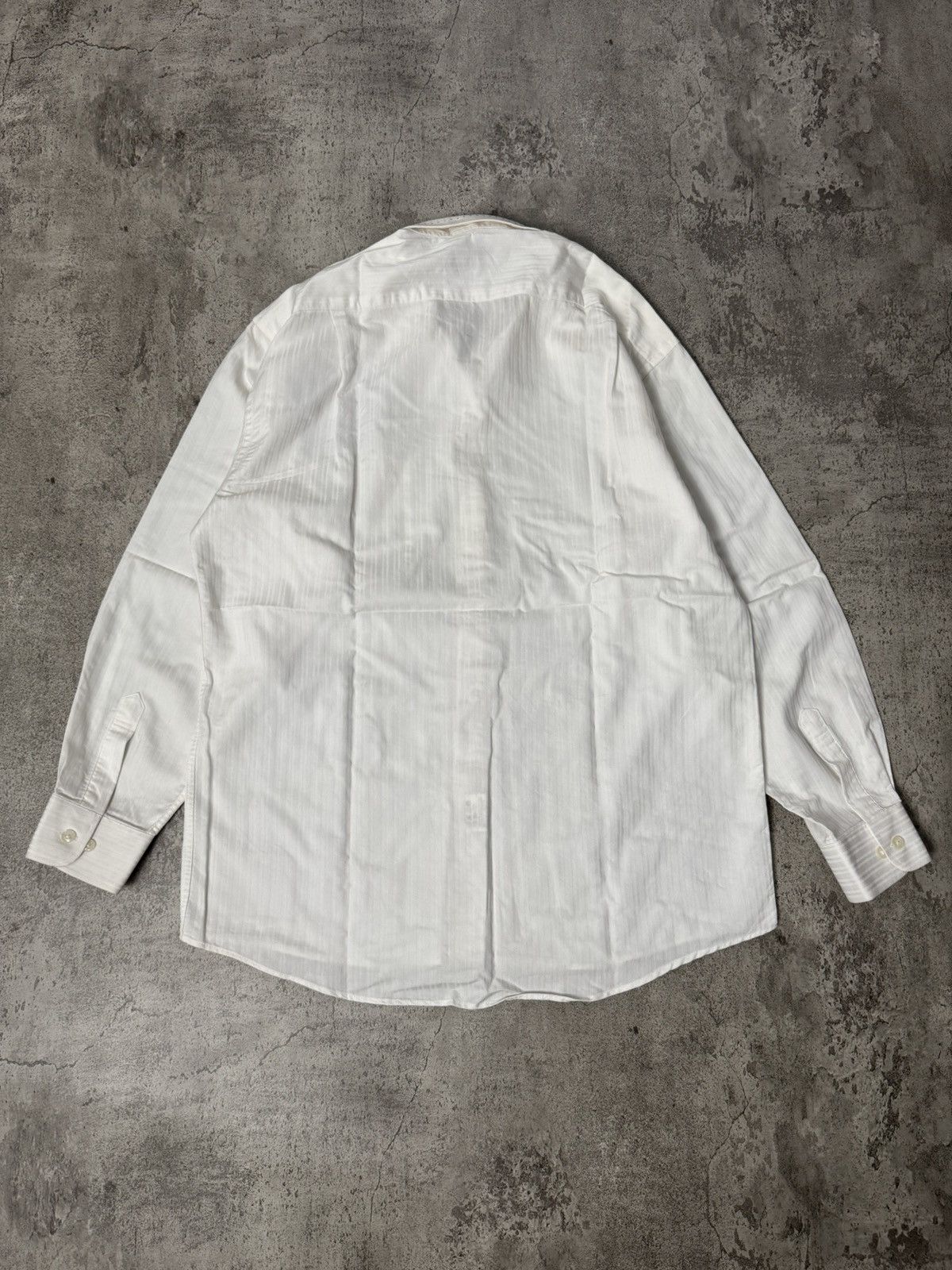 Balenciaga VINTAGE BALENCIAGA SIMPLE MOTIF IN COLAR LONGSLEEVE SHIRT Size US XL / EU 56 / 4 - 6 Thumbnail
