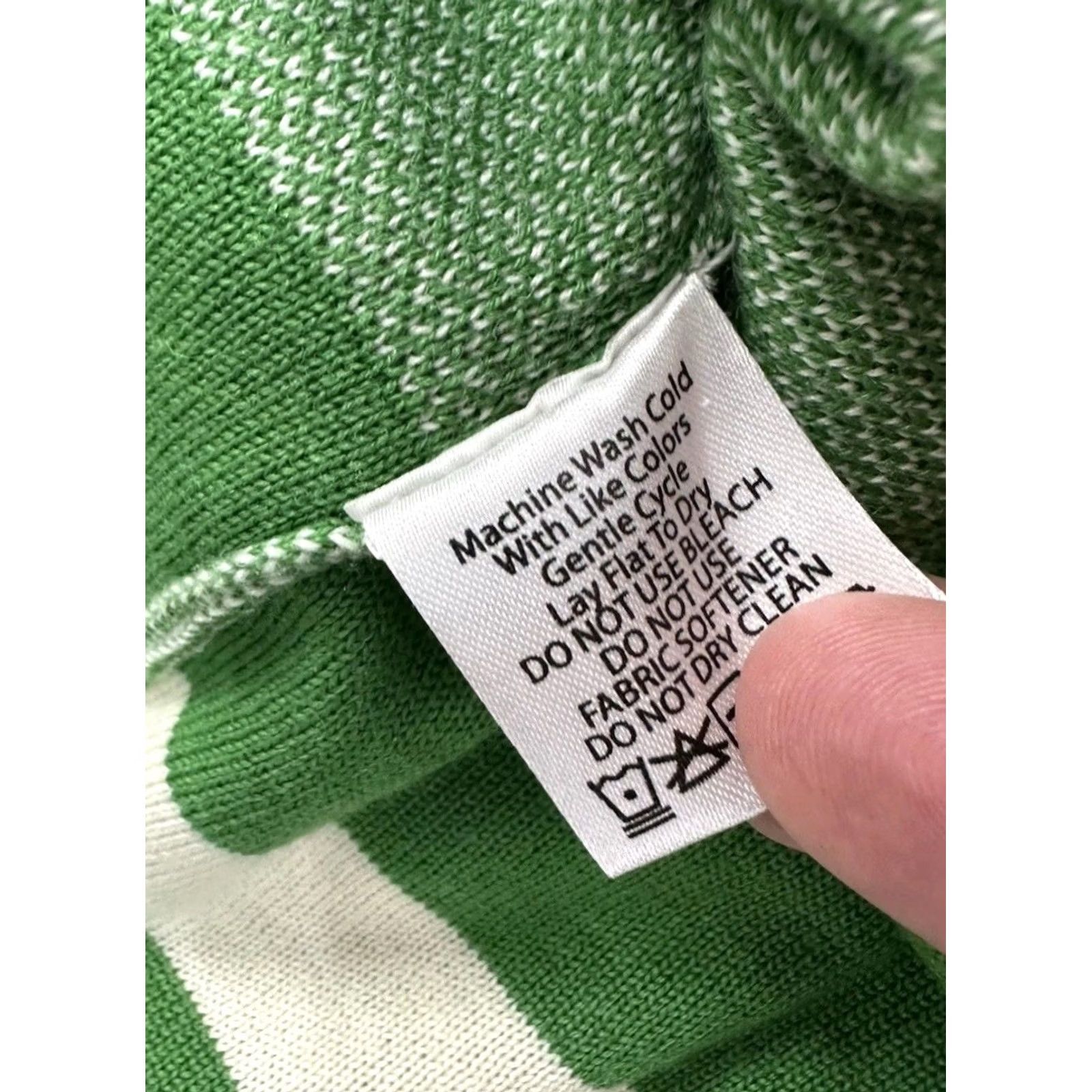 Calvin Klein VINTAGE CK Bradley St. Moritz 1/2 Zip Merino Blend Kelly Green Half Zip Sweater Medium Women Size M / US 6-8 / IT 42-44 - 4 Thumbnail