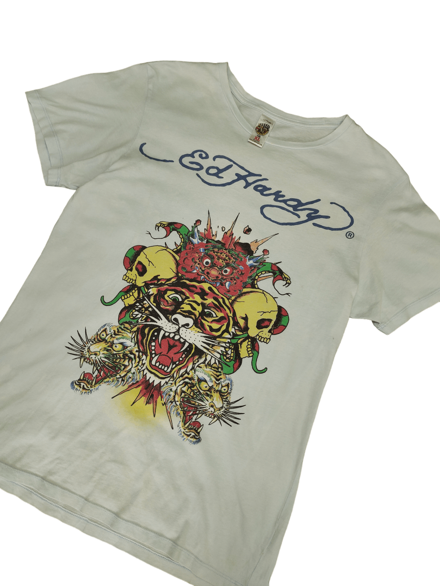 Ed Hardy Vintage Y2k Ed Hardy Tattoo Design T-Shirt Size US L / EU 52-54 / 3 - 1 Thumbnail