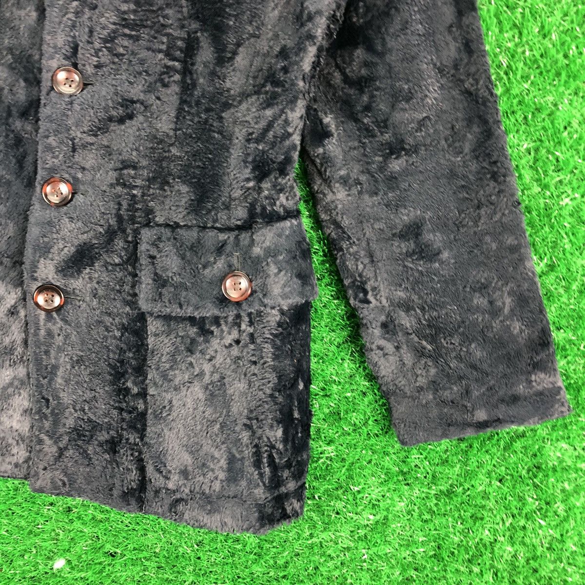 Japanese Brand Vintage 80's Faux Fur Women Jacket by His Miss Size XS / US 0-2 / IT 36-38 - 3 Thumbnail